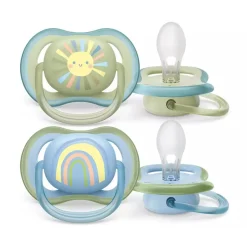 Sucettes*Philips AVENT Lot de 2 sucettes Ultra Air Aléatoire 0 - 6 mois de
