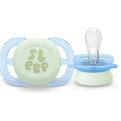 Sucettes*Philips AVENT Lot de 2 sucettes ultra start fluorescentes 0-2 mois de