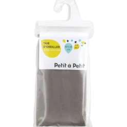 Parures De Lit|Couettes Et Oreillers*Petit à petit Lot de 2 taies d'oreiller 40 x 60 cm de Gris / Blanc