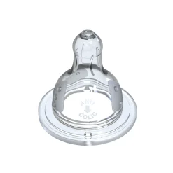 Tétines*Dodie Lot de 2 Tétines Initiation+ Ronde Débit moyen 0-6 mois de