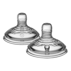 Tétines*Tommee Tippee Lot de 2 tétines 6m+ Liquide Epais de Transparent