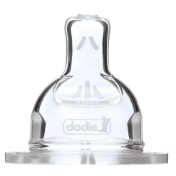 Tétines*Dodie Lot de 2 Tétines Sensation+ Plate 0-6 mois de Débit moyen