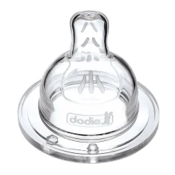 Tétines*Dodie Lot de 2 Tétines Sensation+ Plate 0-6 mois de Débit lent