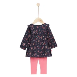 T-Shirts, Blouses, Chemises|Robes, Jupes*P'tit bisou Lovely Capucine Ensemble 2 pièces de Imprimé Capucine