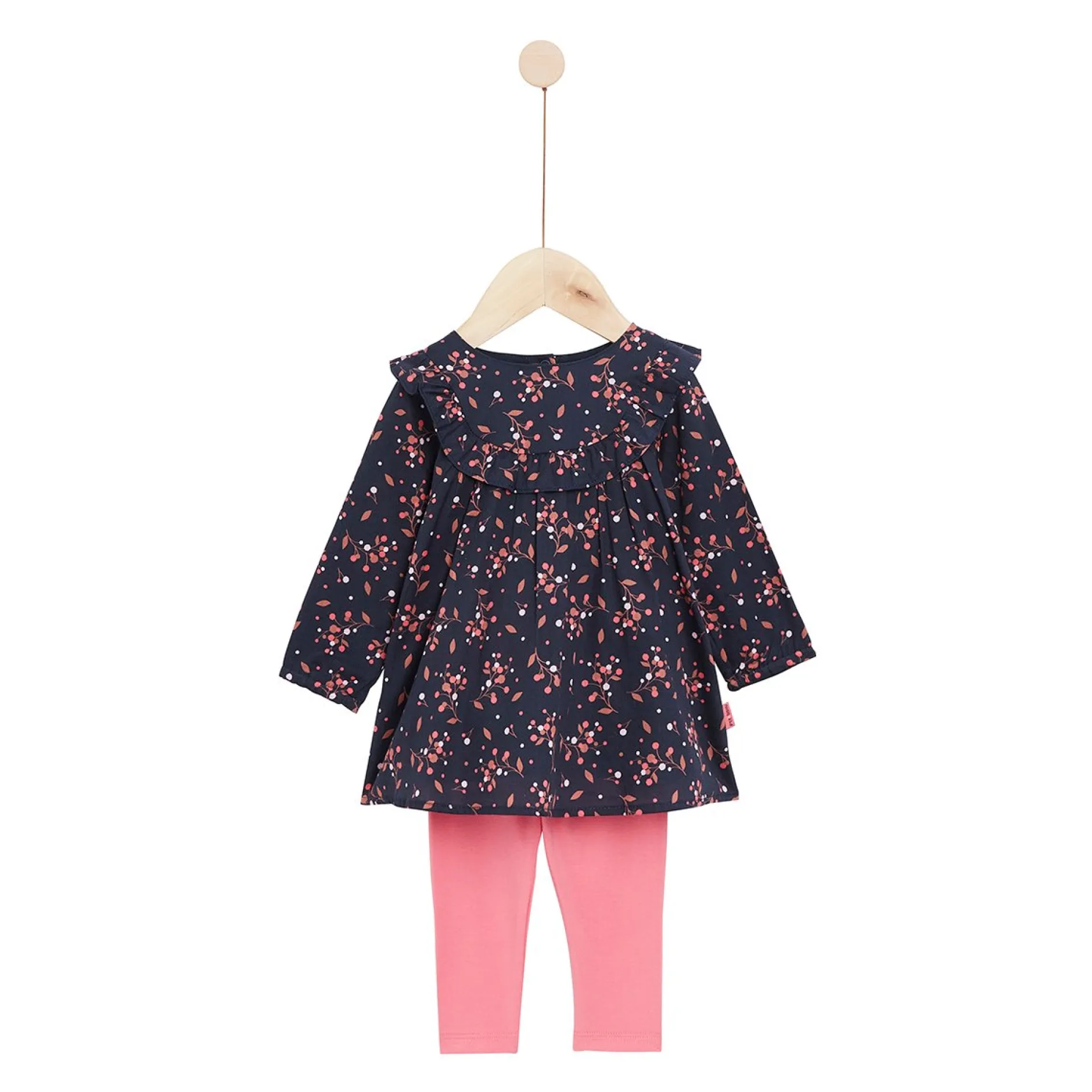 T-Shirts, Blouses, Chemises|Robes, Jupes*P'tit bisou Lovely Capucine Ensemble 2 pièces de Imprimé Capucine