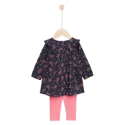 T-Shirts, Blouses, Chemises|Robes, Jupes*P'tit bisou Lovely Capucine Ensemble 2 pièces de Imprimé Capucine