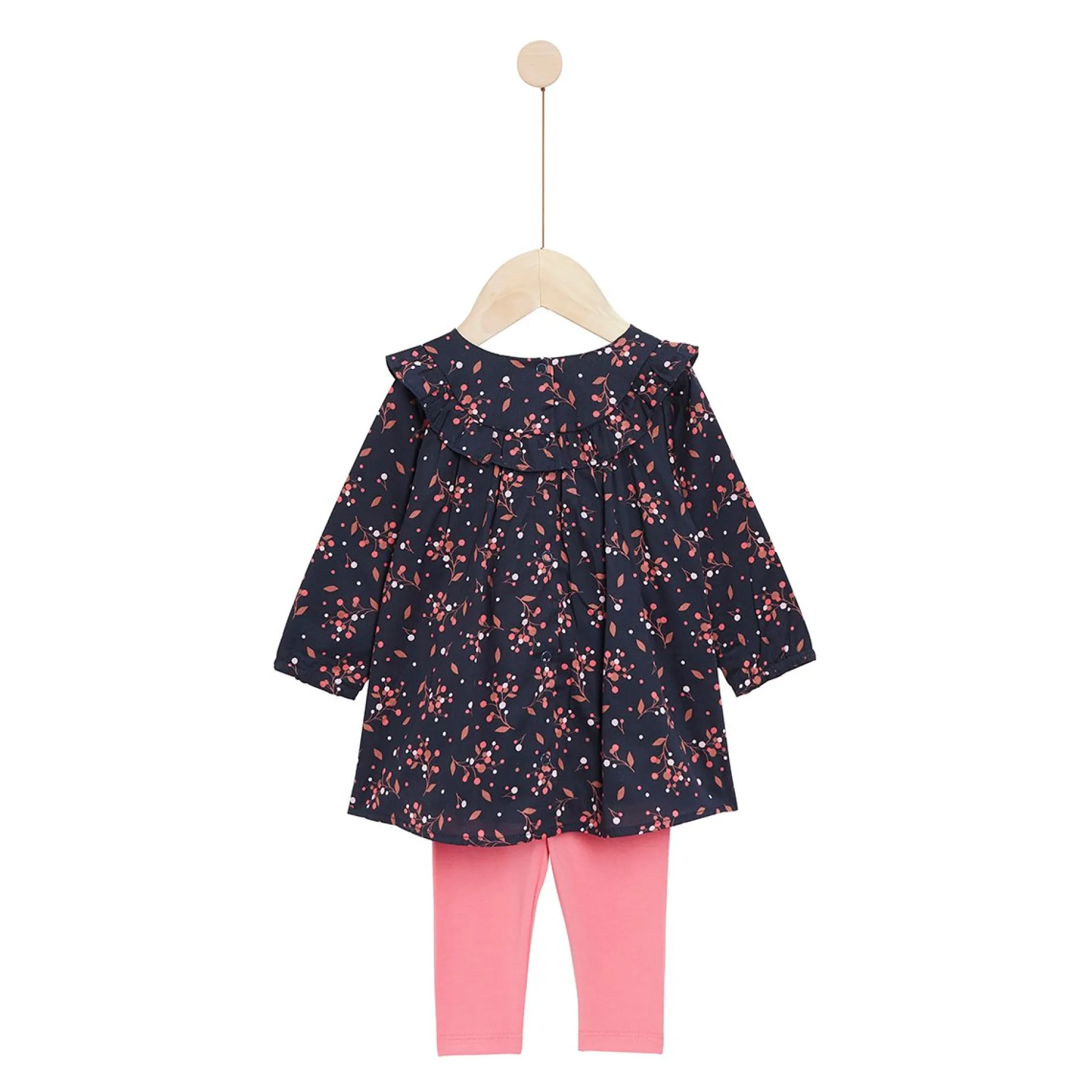 T-Shirts, Blouses, Chemises|Robes, Jupes*P'tit bisou Lovely Capucine Ensemble 2 pièces de Imprimé Capucine