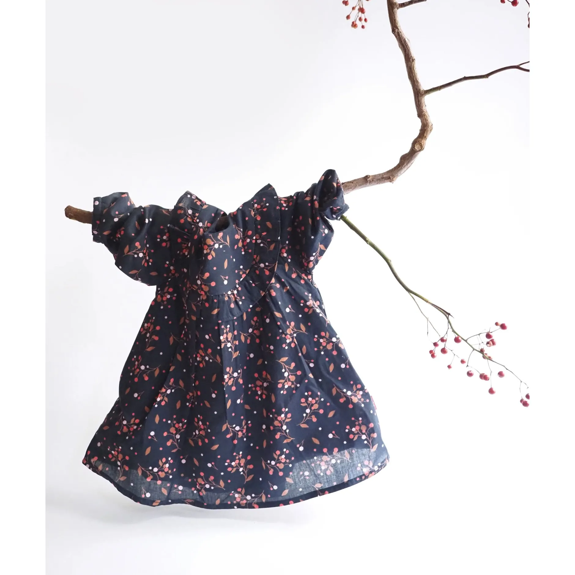 T-Shirts, Blouses, Chemises|Robes, Jupes*P'tit bisou Lovely Capucine Ensemble 2 pièces de Imprimé Capucine