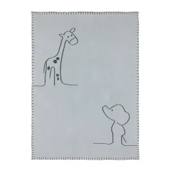 Couvertures*Nattou Luna & Axel Couverture Bébé 75 x 100 cm de Vert foncé