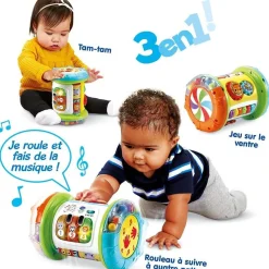 Jeux De Formes*Vtech Magi rouleau tam-tam 3-en-1 de
