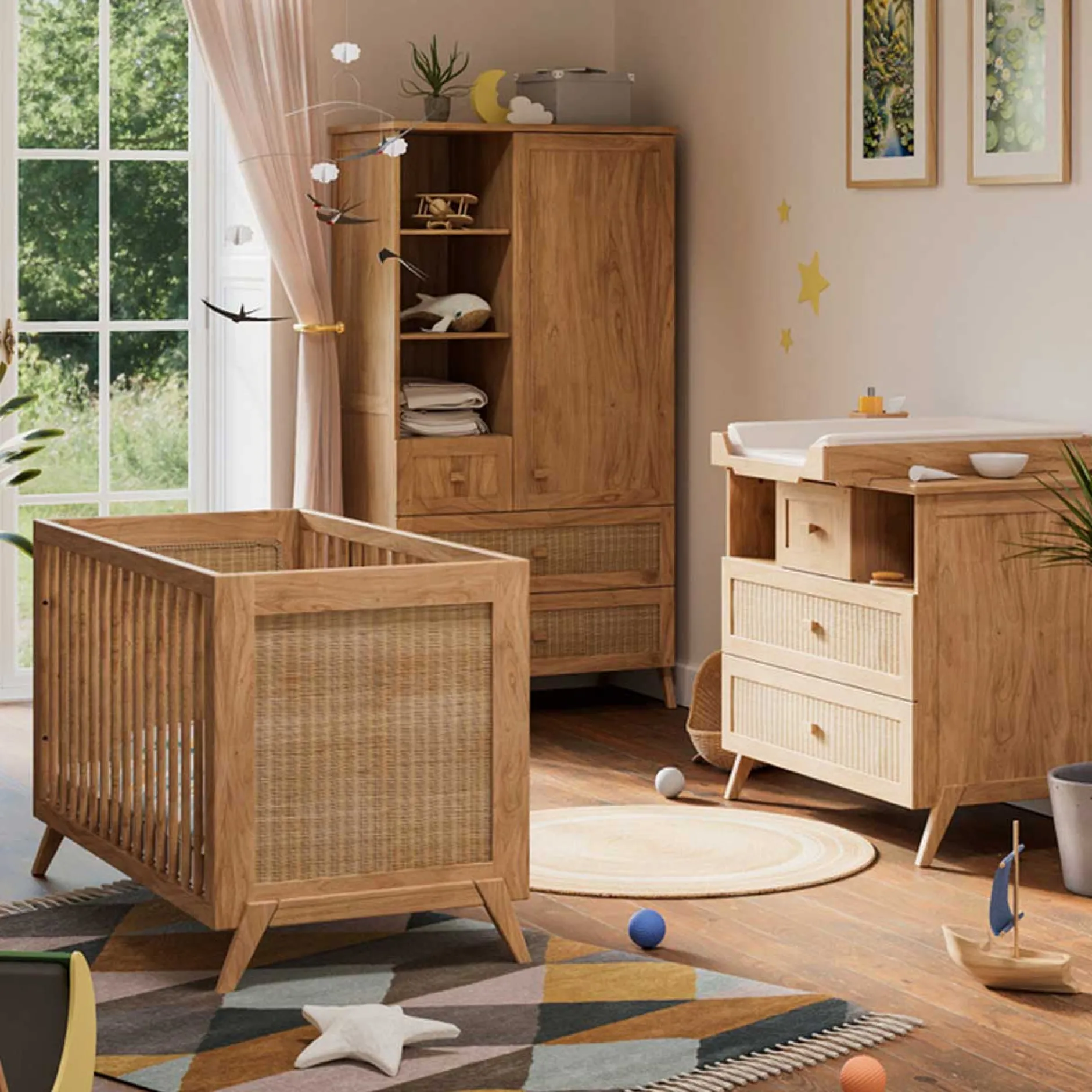 Commodes*Théo Marelia Commode de Bois Naturel