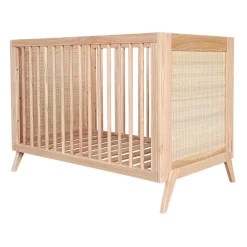 Lits 60X120 Évolutifs*Théo Marelia Lit évolutif 60 x 120 cm de Bois Naturel