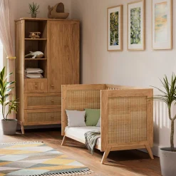 Lits 60X120 Évolutifs*Théo Marelia Lit évolutif 60 x 120 cm de Bois Naturel