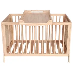 Lits 60X120 Évolutifs*Théo Marelia Lit évolutif 60 x 120 cm de Bois Naturel