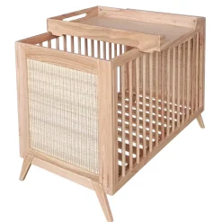 Lits 60X120 Évolutifs*Théo Marelia Lit évolutif 60 x 120 cm de Bois Naturel