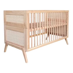 Lits 70X140 Évolutifs*Théo Marelia Lit évolutif 70 x 140 cm de Bois Naturel