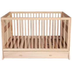 Lits 70X140 Évolutifs*Théo Marelia Lit évolutif 70 x 140 cm de Bois Naturel