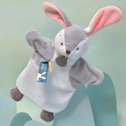 Peluches Marionnettes*Doudou et Compagnie Marionnette à main Lapin 25 cm de