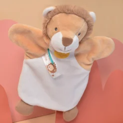 Peluches Marionnettes*Doudou et Compagnie Marionnette à main Lion 25 cm de