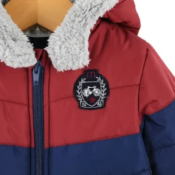 Vestes, Manteaux, Pilotes*Marèse Marsala club house doudoune de bleu et rouge