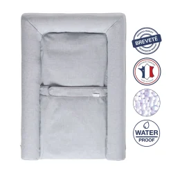 Matelas À Langer*Candide Mat'confort de Gris Chiné