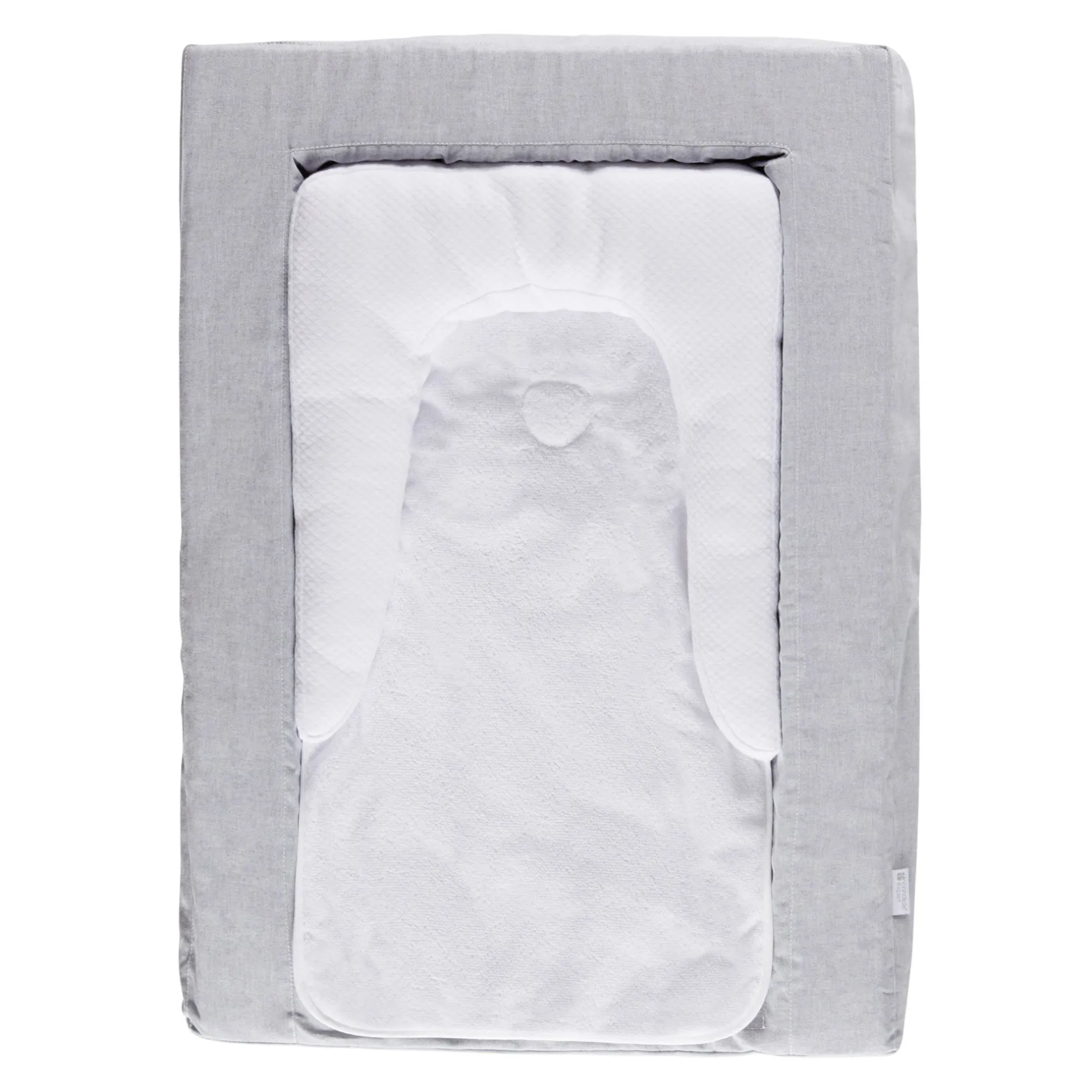 Matelas À Langer*Candide Matelas à langer douillet 2en1 de Gris Chiné