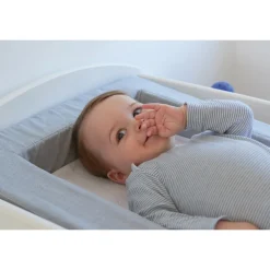 Matelas À Langer*Candide Matelas à langer douillet 2en1 de Gris Chiné