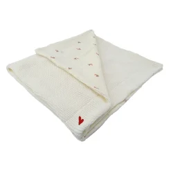 Couvertures*Domiva Maternity Love Couverture double face 75 x 100 cm de