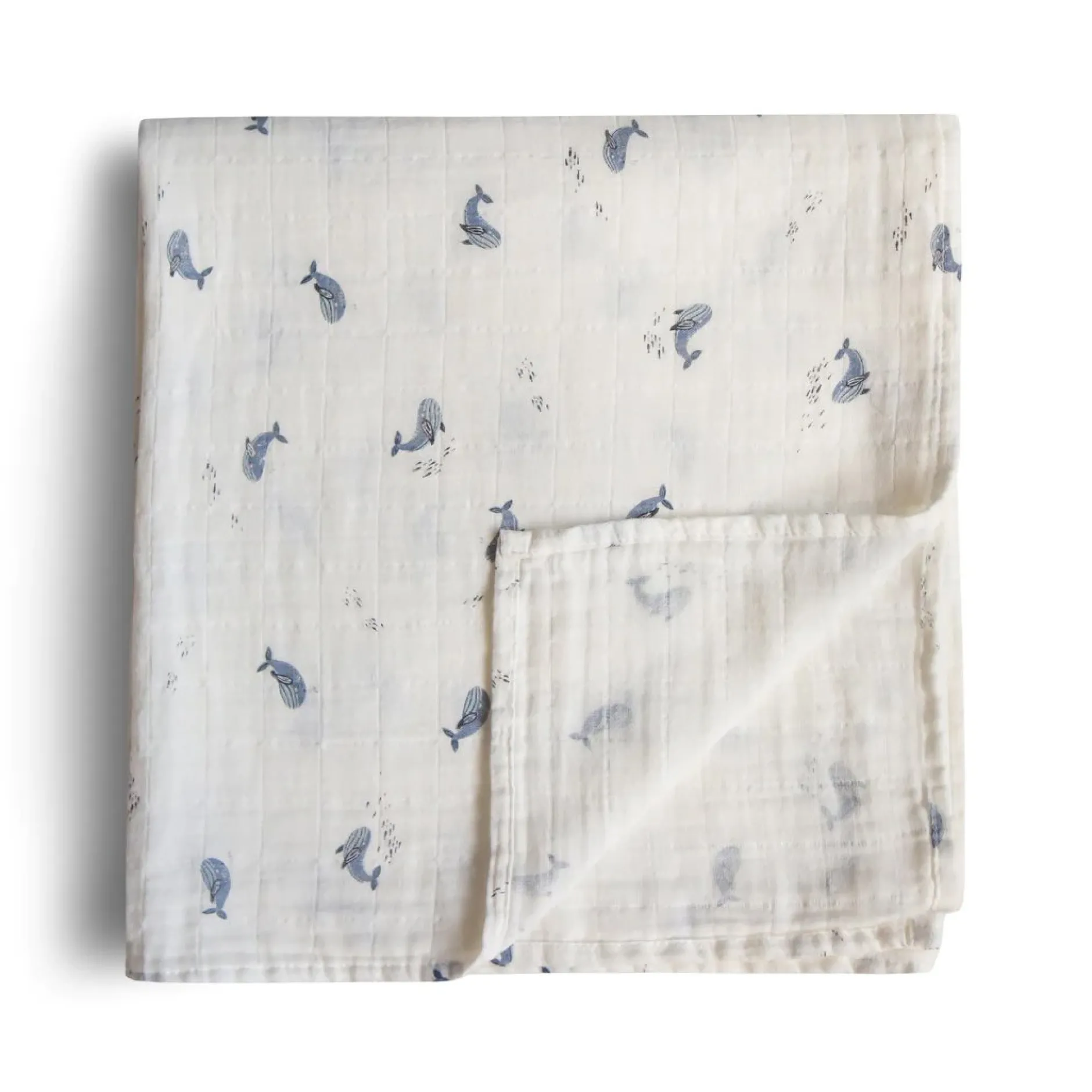 Langes*mushie Maxi lange mousseline en coton bio de Whales