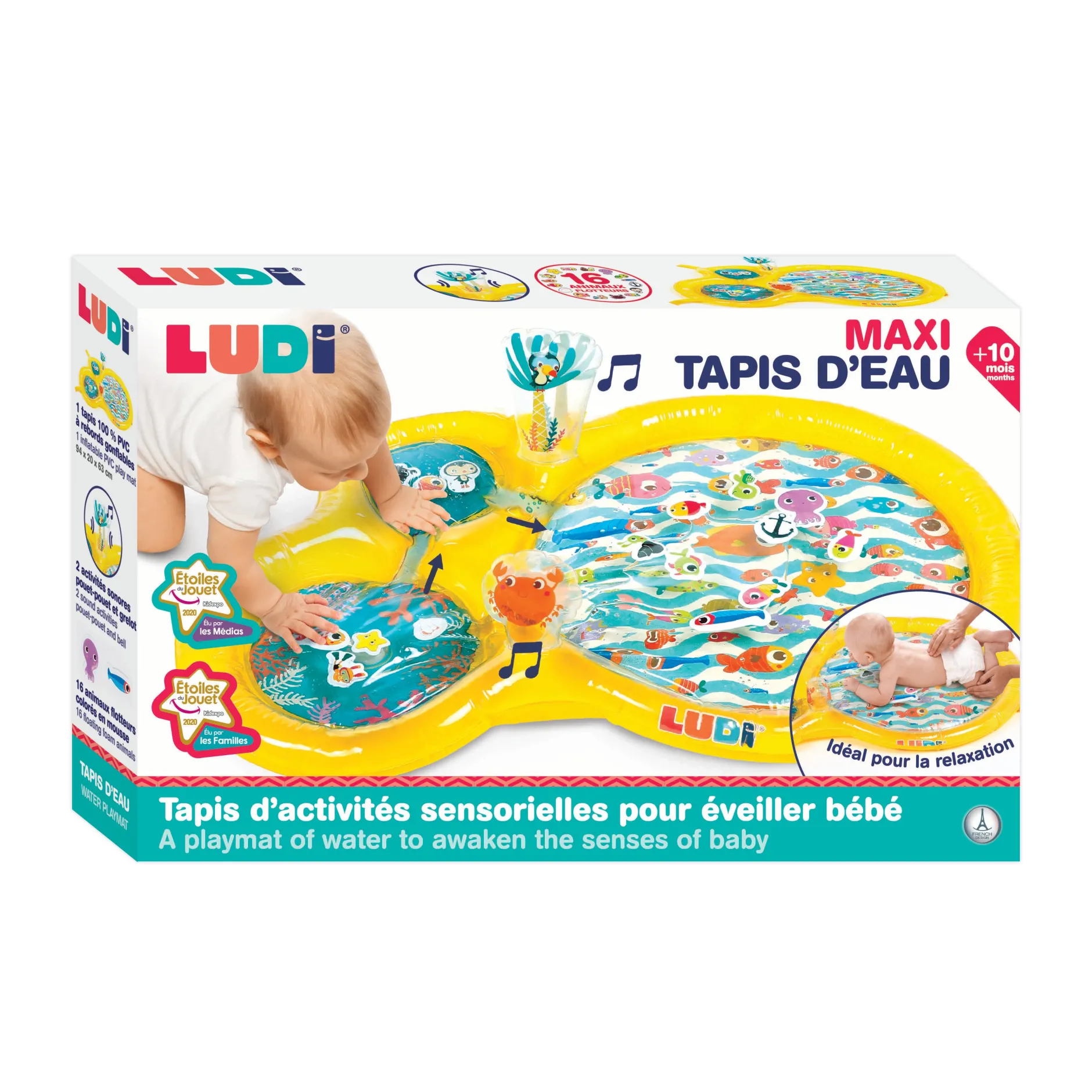 Tapis D'Éveil*Ludi Maxi tapis d'eau de