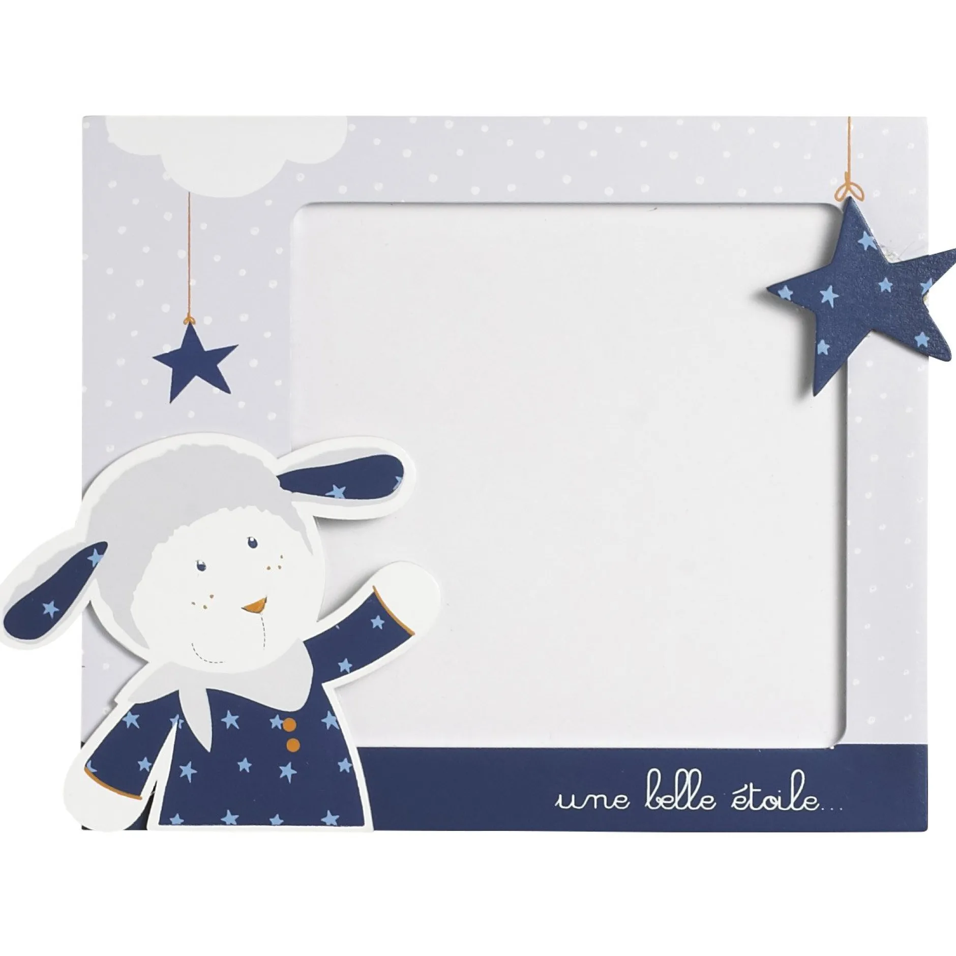 Cadres Photos*Sauthon Baby's Sweet Home Merlin set 2 cadres photos de Bleu