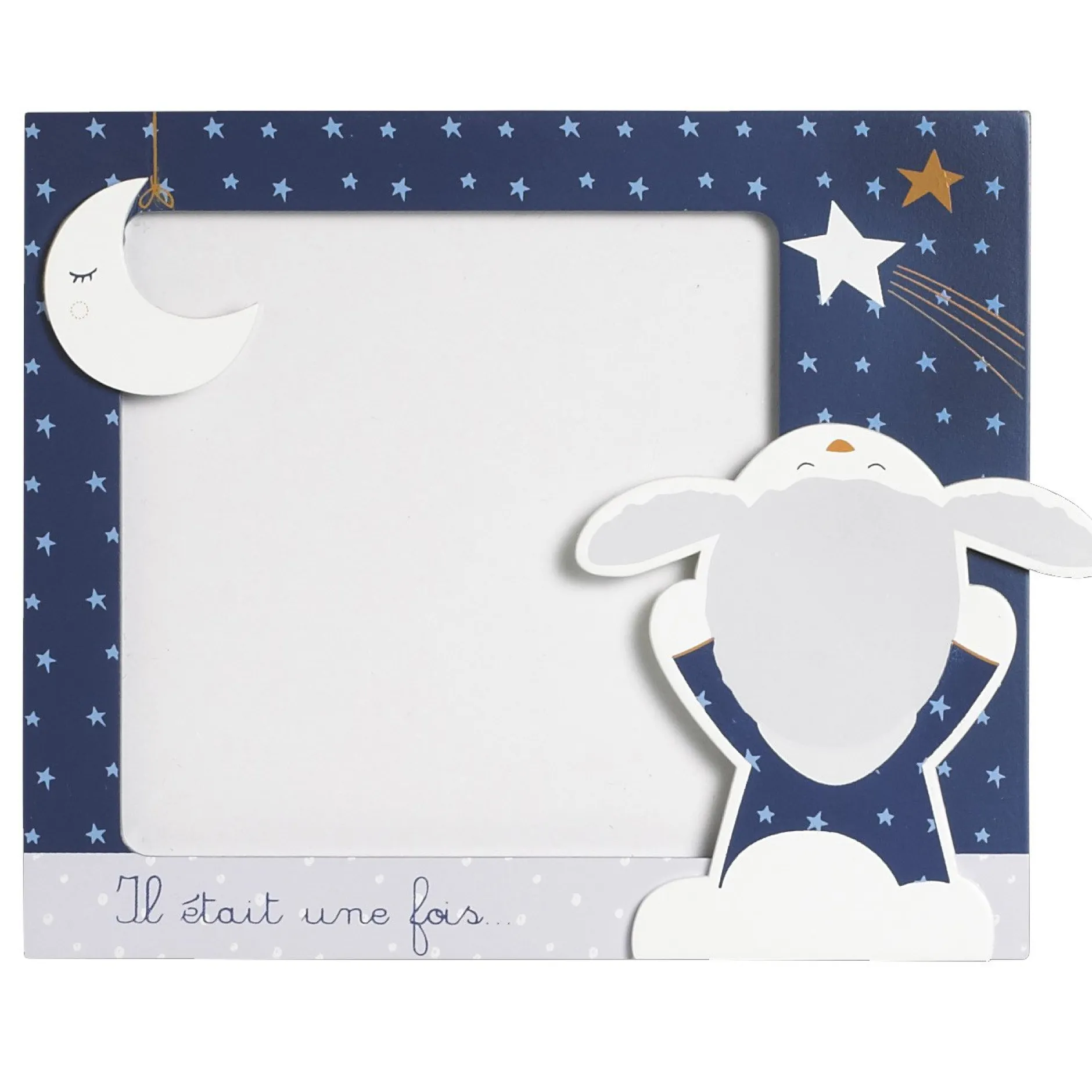 Cadres Photos*Sauthon Baby's Sweet Home Merlin set 2 cadres photos de Bleu