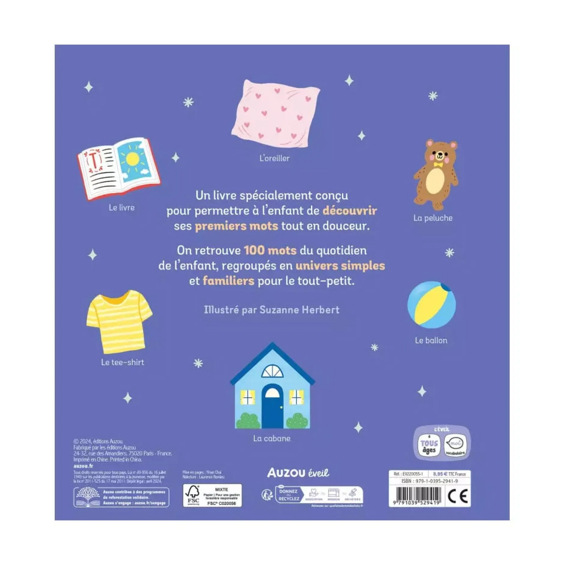 Livres*AUZOU Mes 100 mots pour bien grandir de