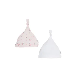 Bonnets, Moufles, Chaussons|Vêtements Naissance*P'tit bisou Mes Essentiels Lot 2 Bonnets de Fleur