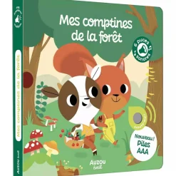 Livres*AUZOU Mes premiers sonores - Mes comptines de la forêt de