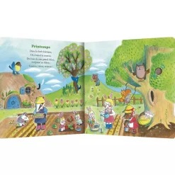 Livres*AUZOU Mes premiers sonores - Mes comptines des 4 saisons avec petite taupe de