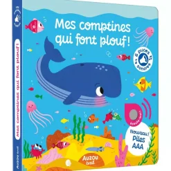 Livres*AUZOU Mes première Sonores - Mes Comptines qui font Plouf de