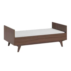 Lits 70X140 Évolutifs*Vox Mid2 Lit évolutif 70 x 140 cm de Bois Walnut