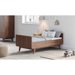 Lits 70X140 Évolutifs*Vox Mid2 Lit évolutif 70 x 140 cm de Bois Walnut