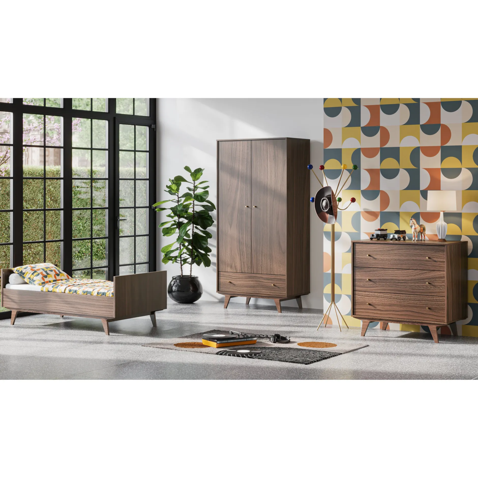 Lits 70X140 Évolutifs*Vox Mid2 Lit évolutif de Noix