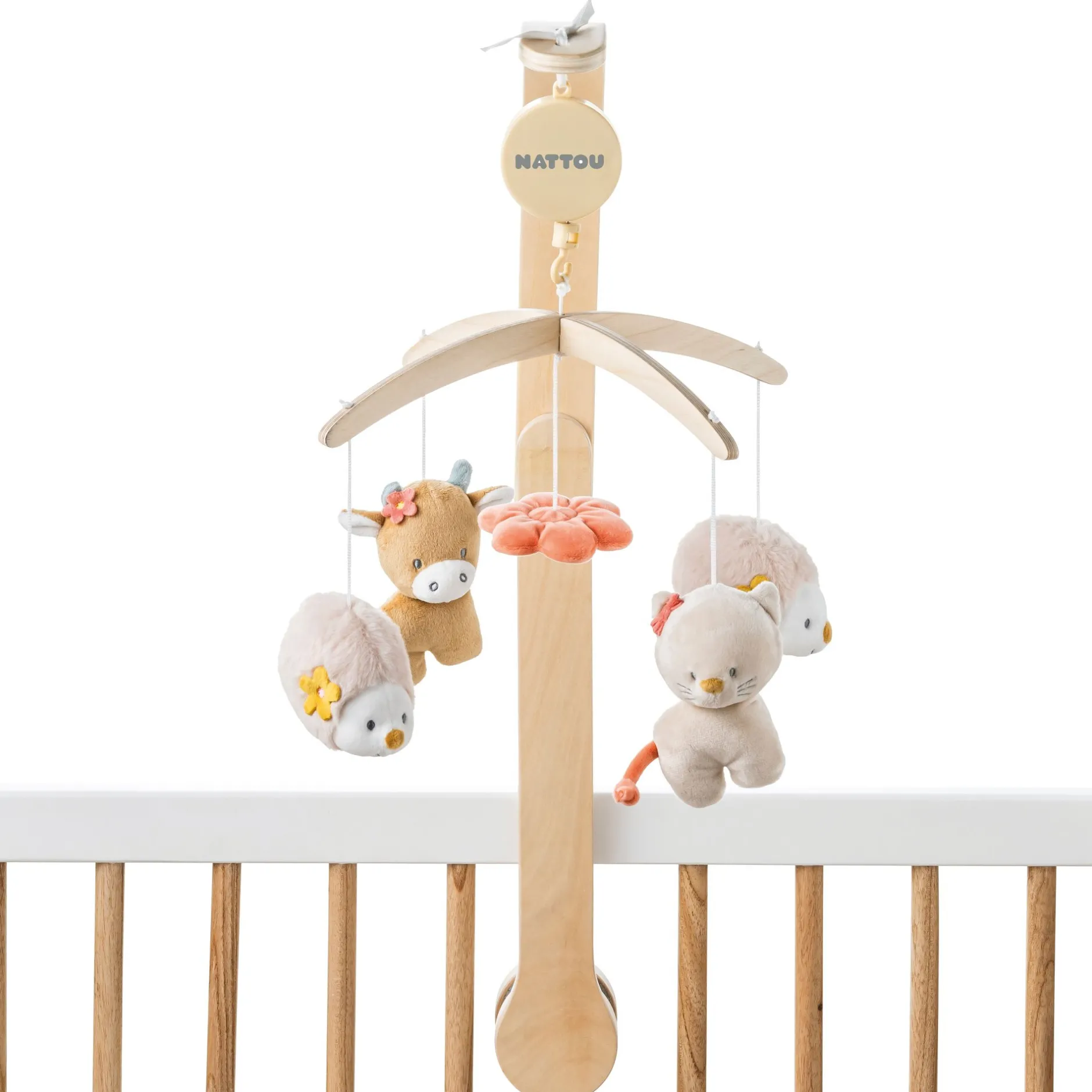 Mobiles*Nattou Mila, Zoé & Lana Mobile avec Bois de