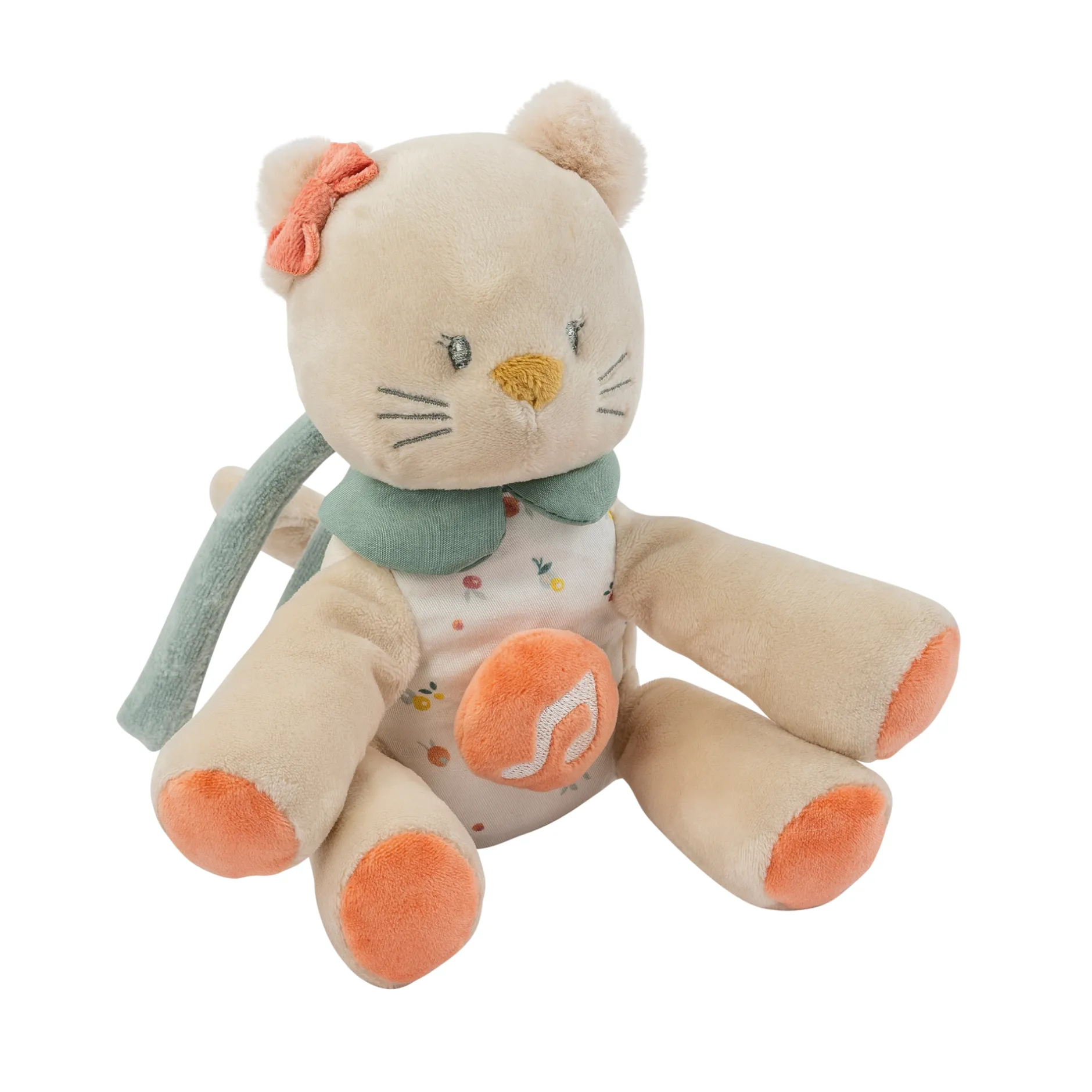 Peluches Musicales*Nattou Mila, Zoé & Lana Peluche Musicale Chat Lana de Sable Beige