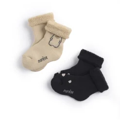 Chaussettes, Chaussons|Chaussettes, Collants, Chaussons*Marèse Milk Caramel Lot de 2 paires de chaussettes de Pied ours