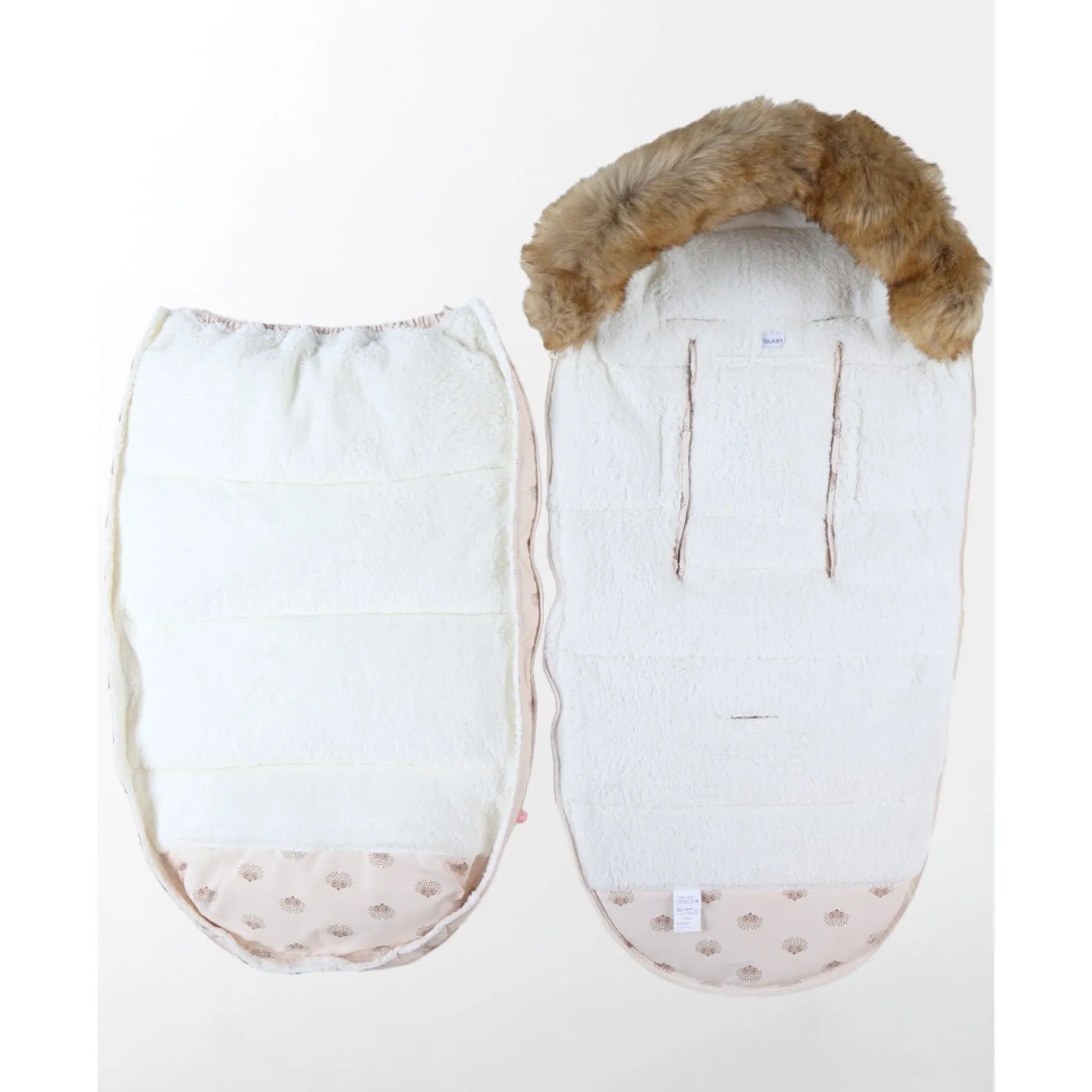 Tout Pour Vos Balades|Chancelières*Noukies Mix & Match Chancelière en toile étanche de Powder Pink