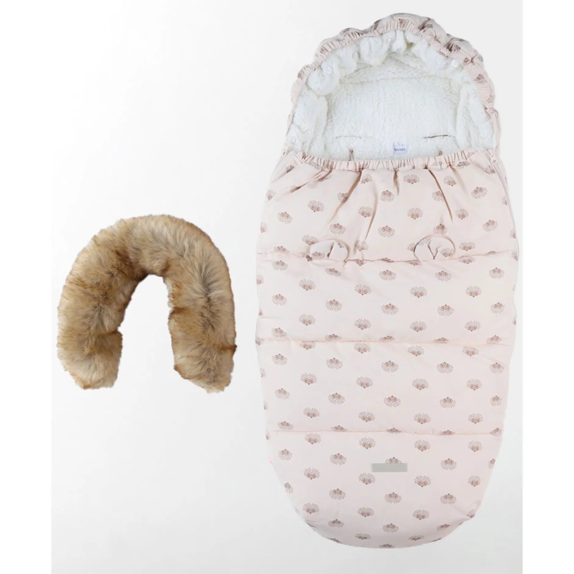 Tout Pour Vos Balades|Chancelières*Noukies Mix & Match Chancelière en toile étanche de Powder Pink