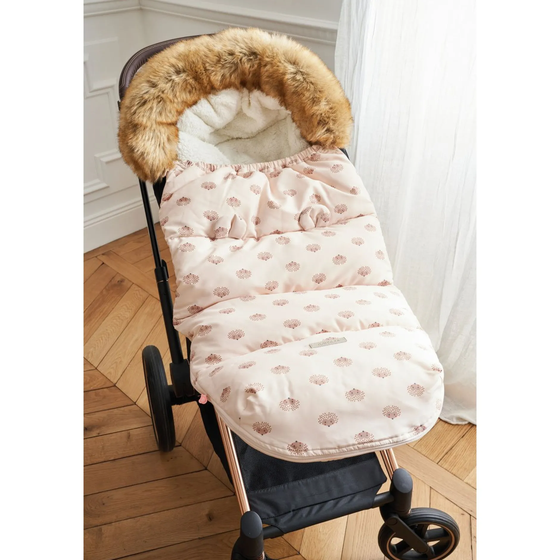 Tout Pour Vos Balades|Chancelières*Noukies Mix & Match Chancelière en toile étanche de Powder Pink