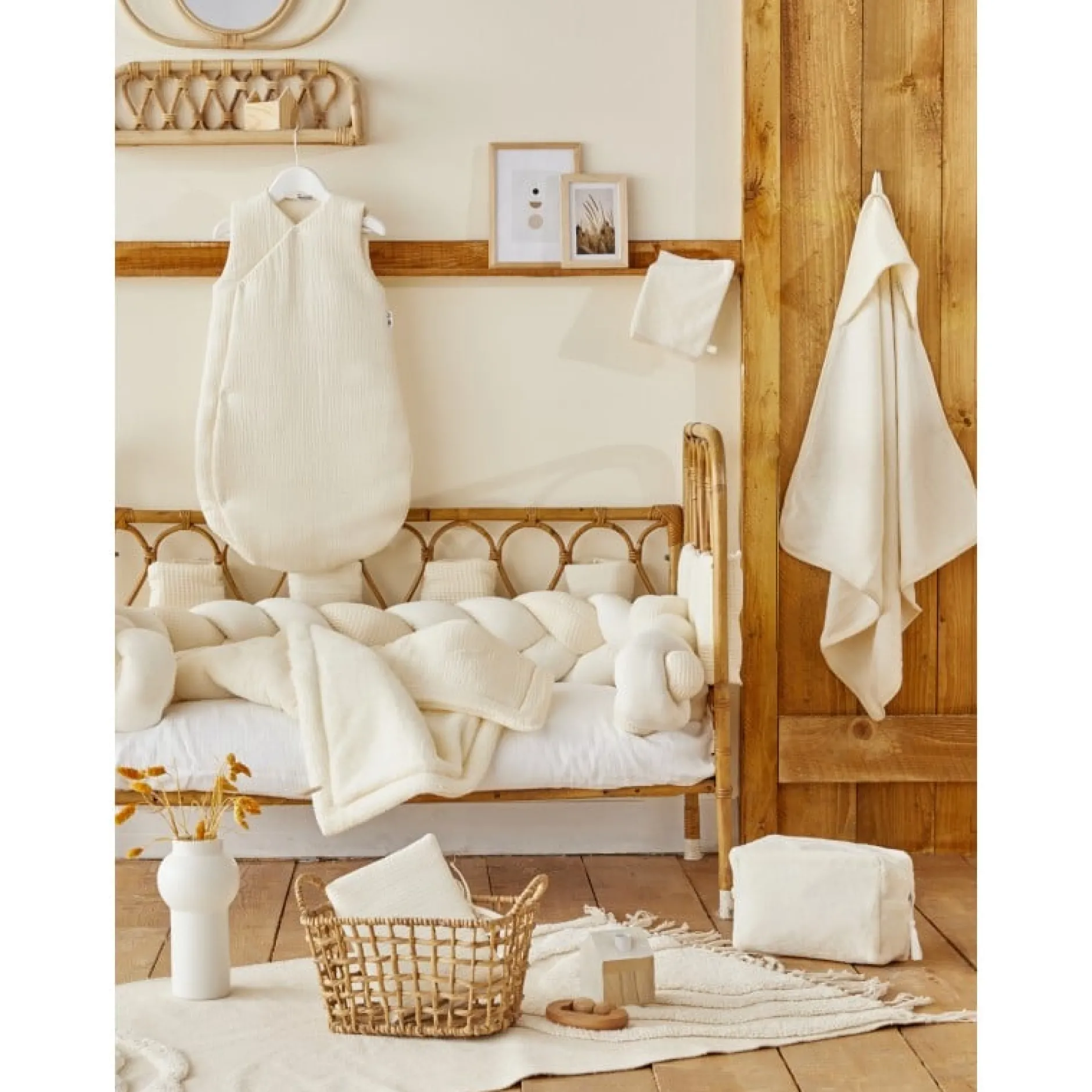 Couvertures*BB&Co Mix & Match Couverture 70 x 100 cm de Mousse de lait