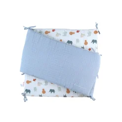 Tours De Lit*Noukies Mix & Match Tour de lit réversible Bio de Jungle