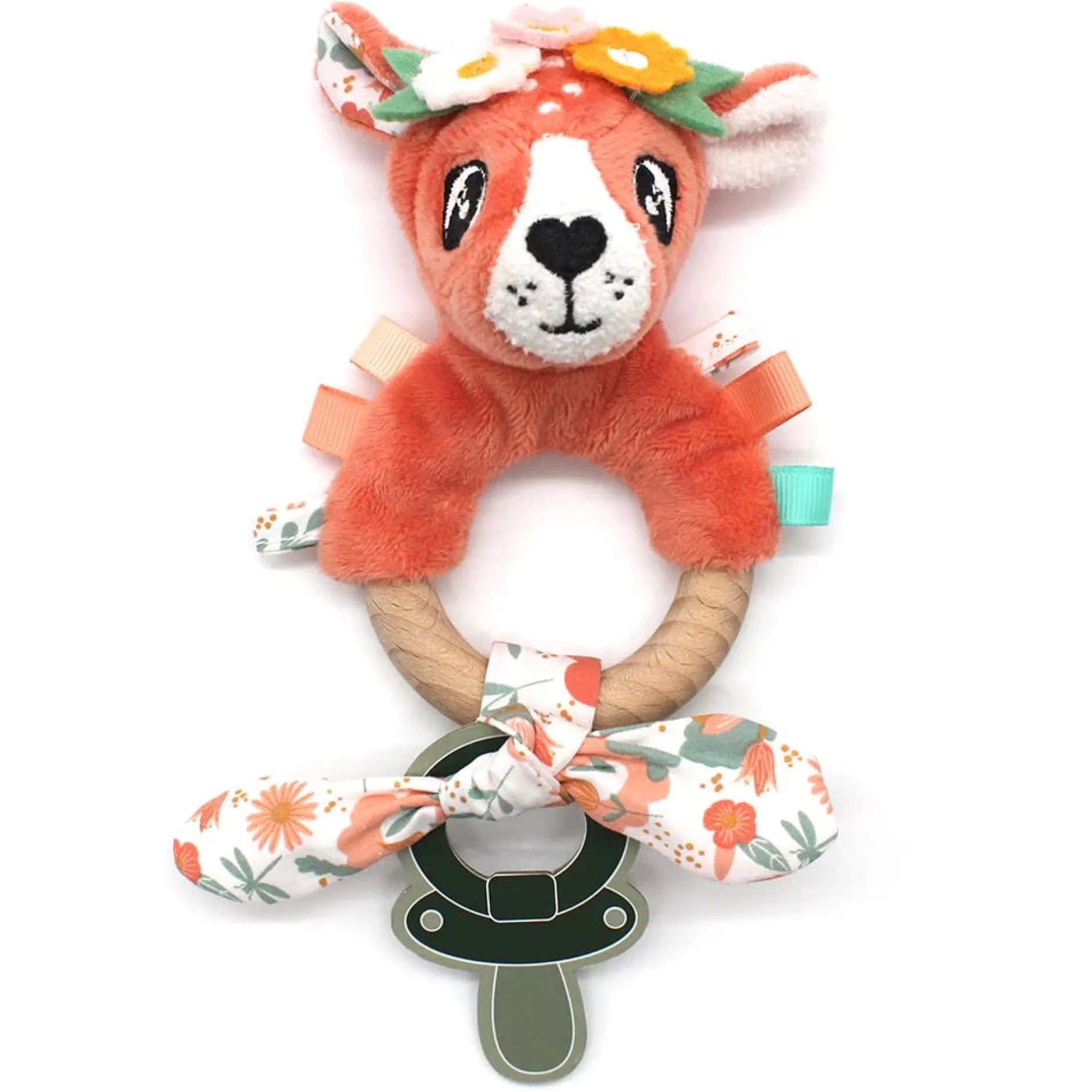 Anneaux De Dentition*Les Déglingos Mélimélos la biche Anneau de dentition en silicone de