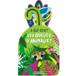 Livres*AUZOU Mon coucou sonore - À qui sont ces queues d'animaux ? de